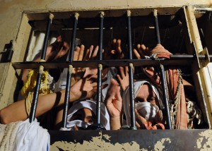 foto colorida do sistema carcerário, cadeia, prisões