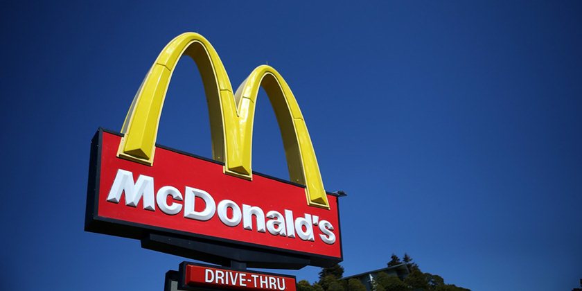 Letreiro Mc Donald's