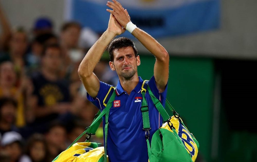 Djokovic agradece em quadra