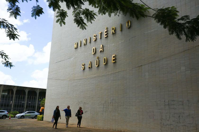 fachada do ministério da saúde