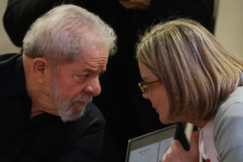 Lula e Gleisi Hoffmann