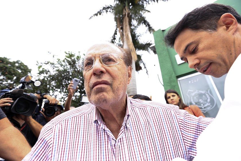 Brasília(DF), 22/12/2017 - Deputado Federal Paulo Maluf chega preso à Brasília. Foto: Rafaela Felicciano/Metrópoles
