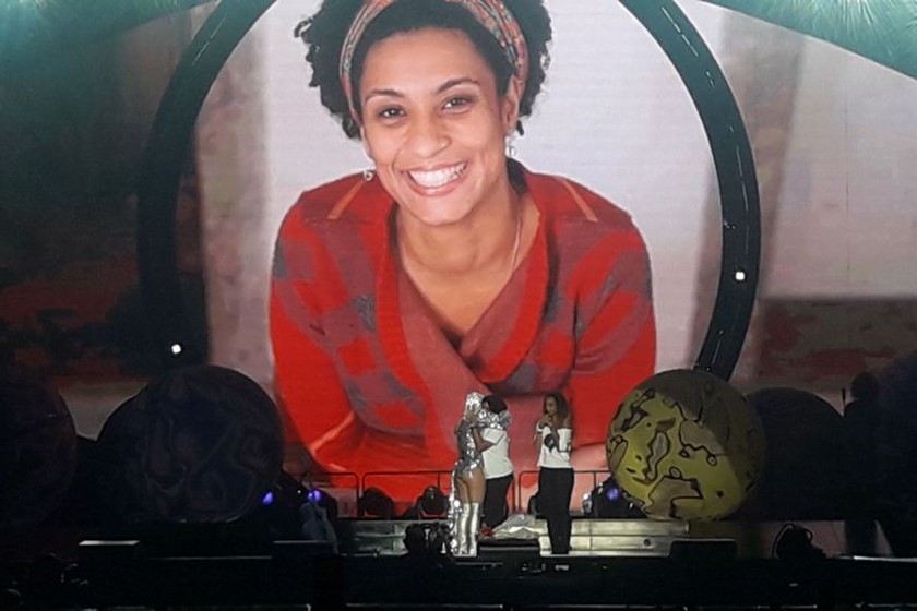 Marielle franco durante discurso em plenário