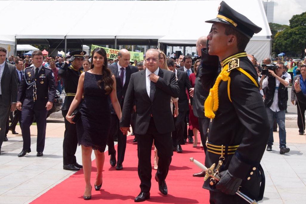 Mayara Noronha e Ibaneis Rocha