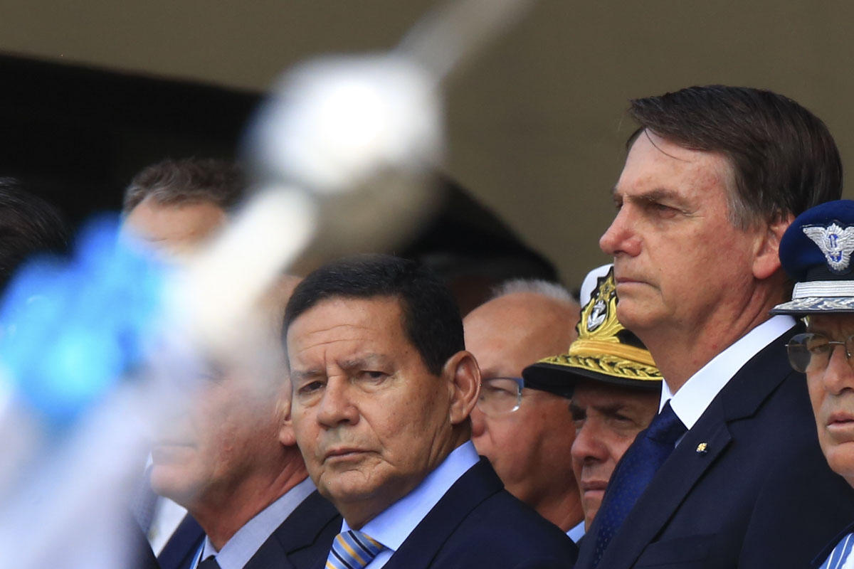 Mourão e Bolsonaro