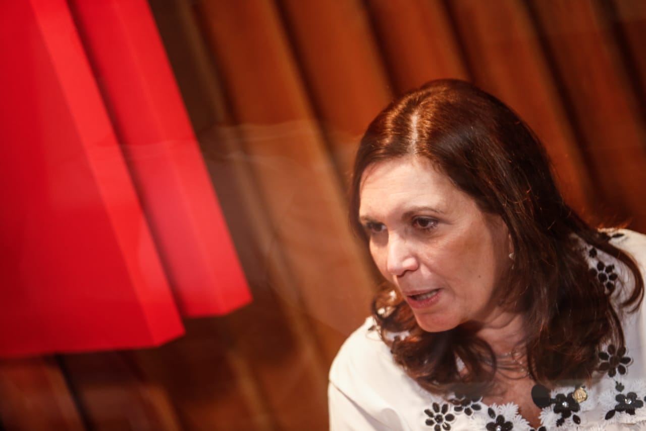 Bia Kicis dá entrevista ao Metrópoles