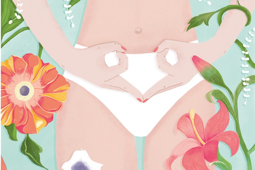 Ilustração de ciclo reprodutor feminino - Metrópoles