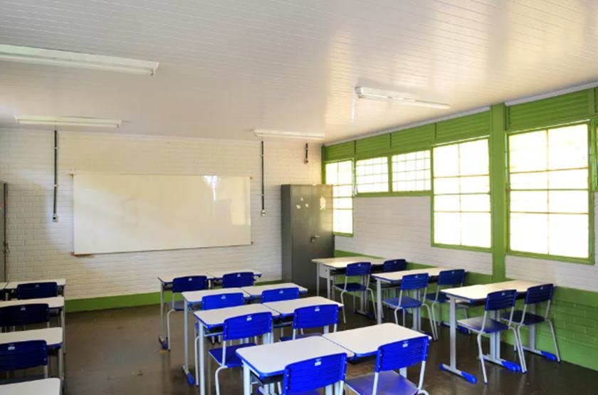 Sala de aula vazia