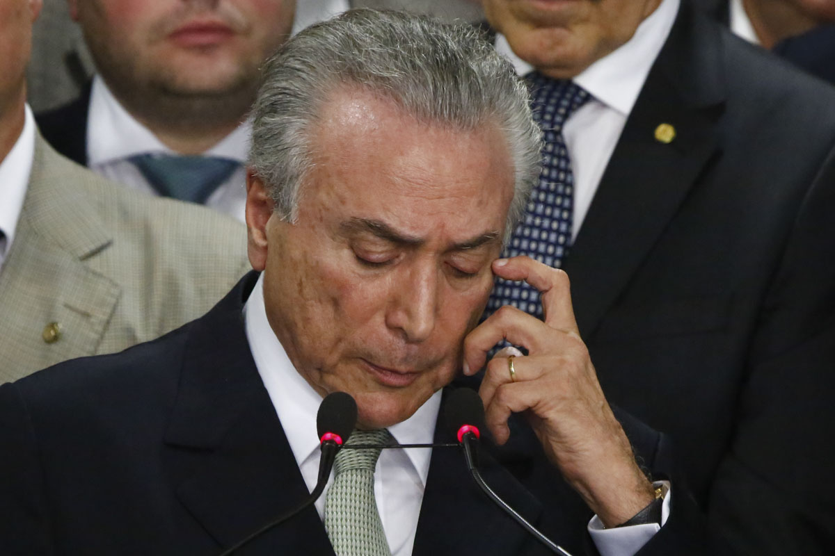 Foto colorida de Michel Temer - Metrópoles
