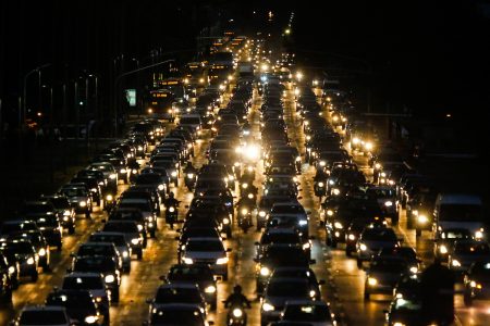 Trânsito na Esplanada dos Ministérios