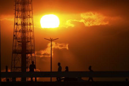 Sol quente no DF