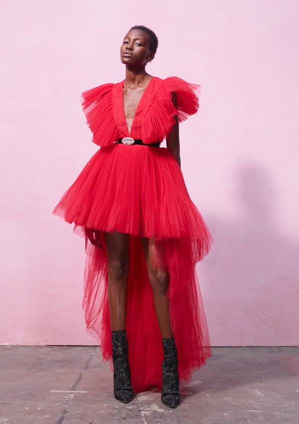 Peça da collab H&M x Giambattista Valli