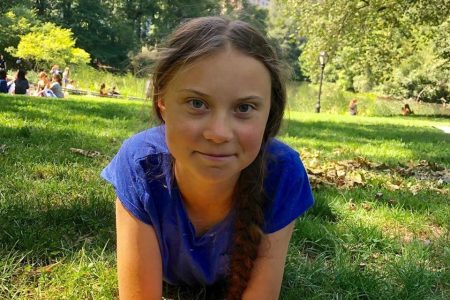 Greta Thunberg em foto