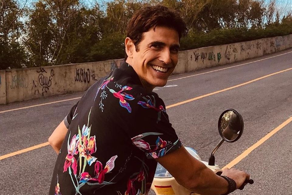 Reynaldo Gianecchini em moto
