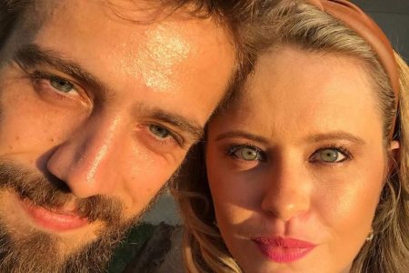 Foto colorida de Mariana Bridi e Rafael Cardoso - Metrópoles