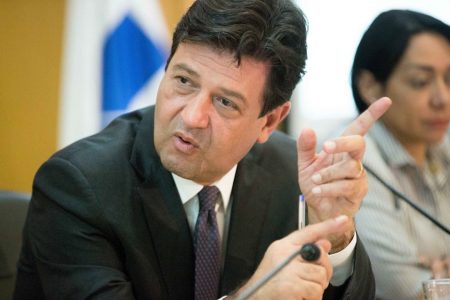 Mandetta em discurso