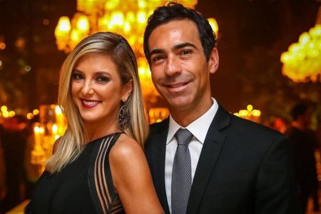 Foto colorida de Ticiane Pinheiro e César Tralli - Metrópoles