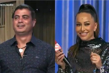 Sabrina Sato e Dhomini no programa Made in Japão
