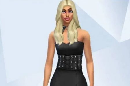 Pabllo Vittar em versão The Sims 4