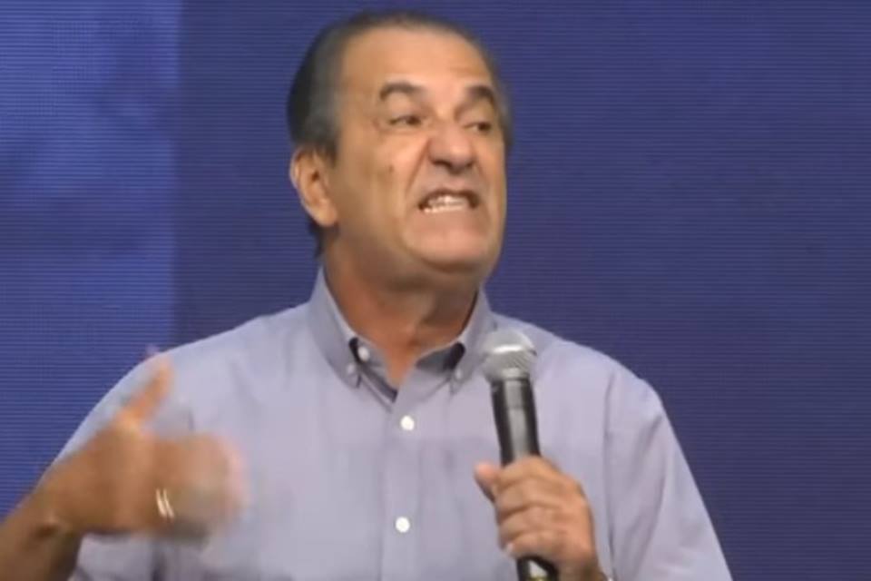 Malafaia Durante culto realizado no último domingo