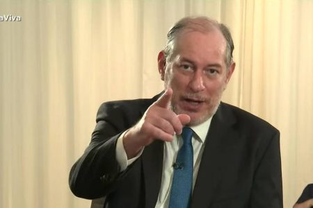 Ciro Gomes dá entrevista ao programa Roda Viva