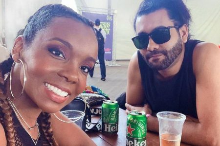 Thelma do BBB20 e o marido, Denis