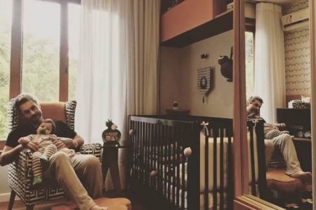 Alexandre Nero e filhos