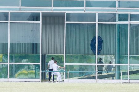 Presidente Jair Bolsonaro no Palácio do Alvorada