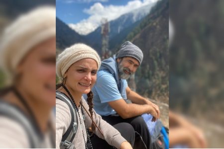 Casal de brasileiros no Himalaia