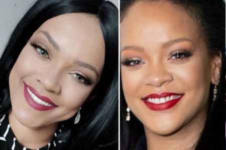 sósia de rihanna