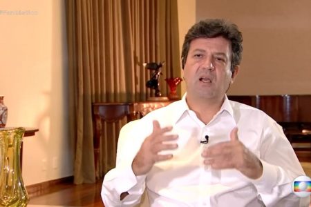 Luiz Henrique Mandetta dá entrevista ao Fantástico