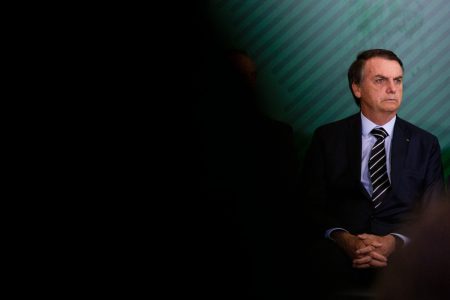 Bolsoanro no placio do planalto