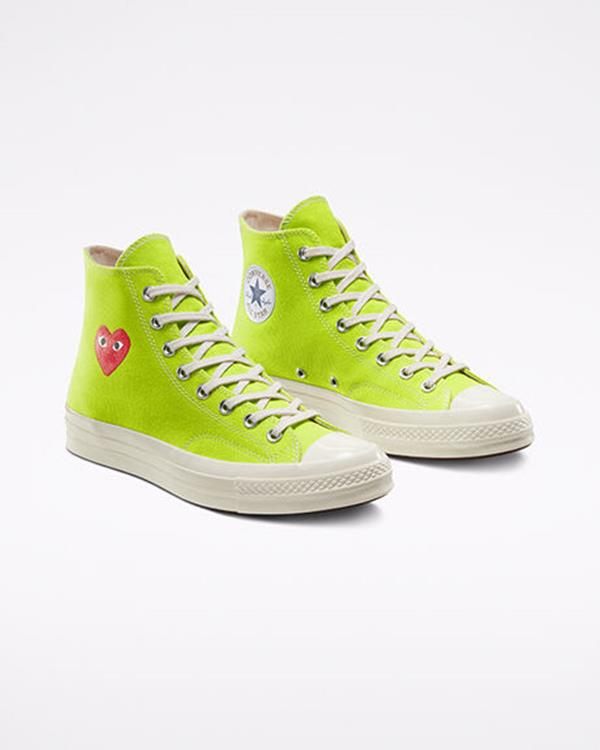 Tênis Comme des Garçons Play x Converse Chuck 70 high