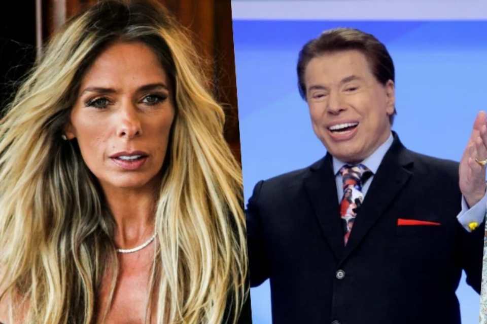 Adriane Galisteu e Silvio Santos