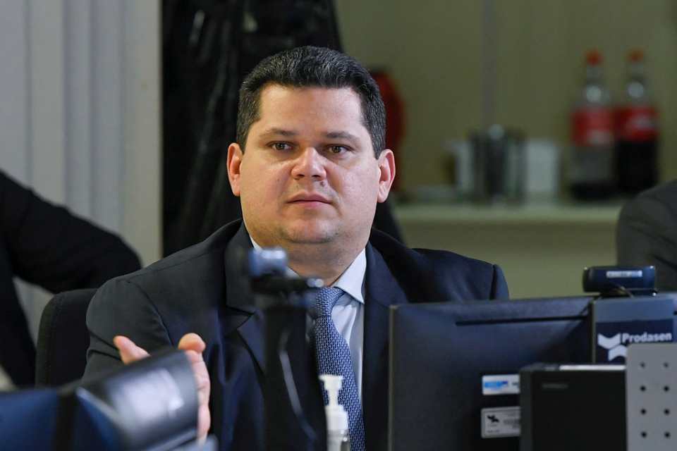 Sessão Deliberativa remota do Senado - Davi Alcolumbre