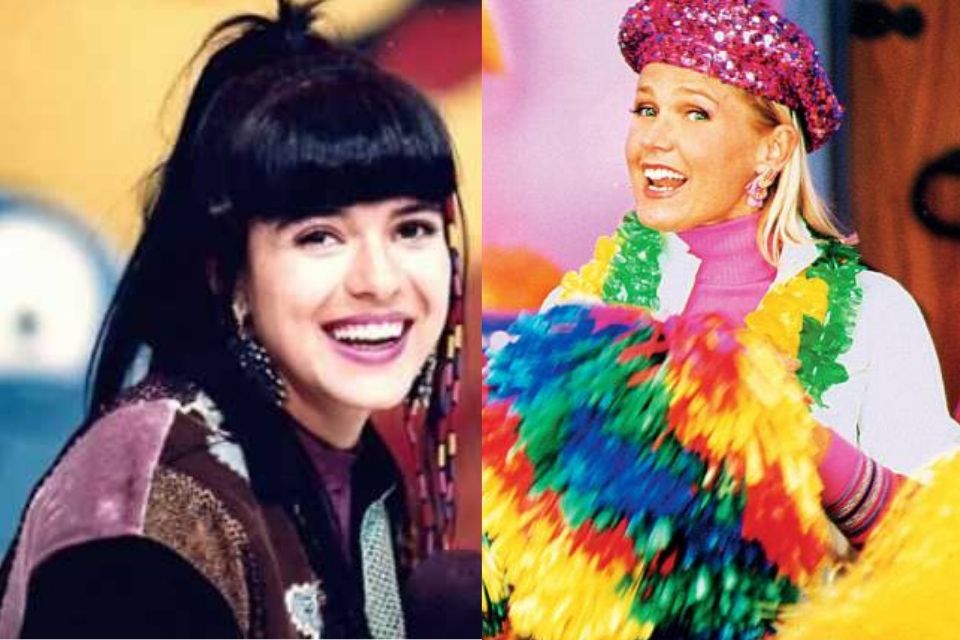 Xuxa e Mara Maravilha nos anos 90