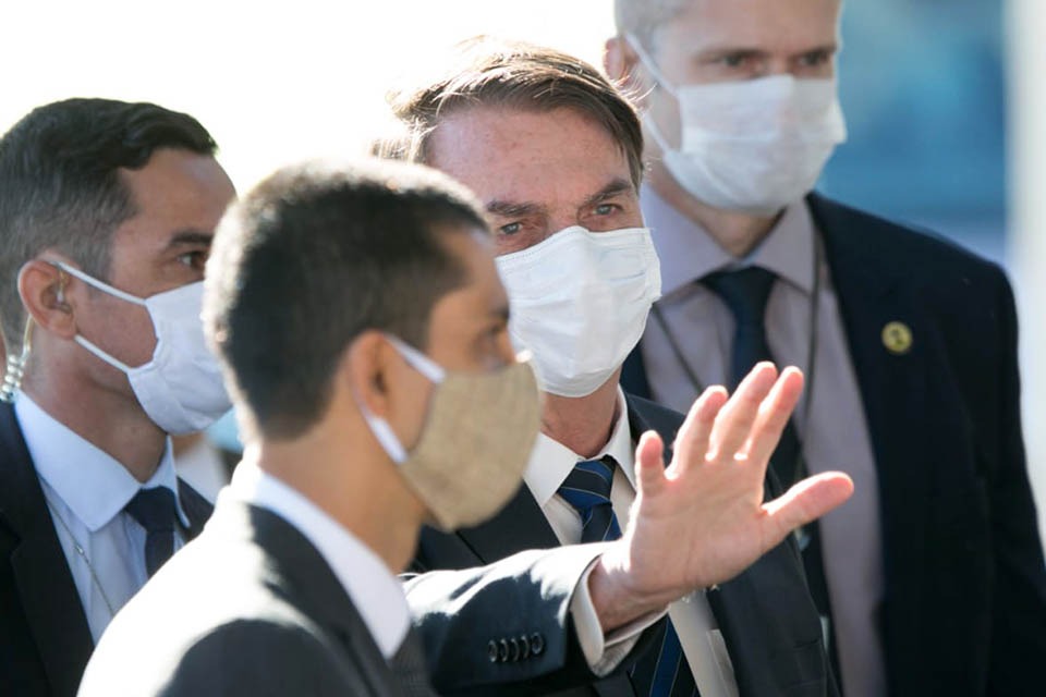 Jair Bolsonaro no Palácio da Alvorada