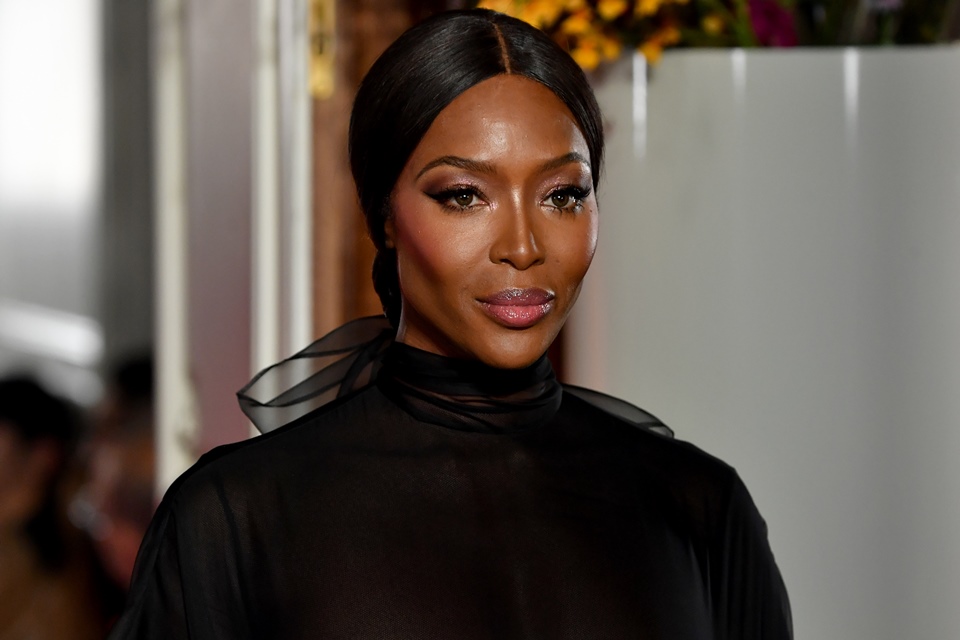 Naomi Campbell no desfile de alta-costura primavera/verão 2019 da Valentino