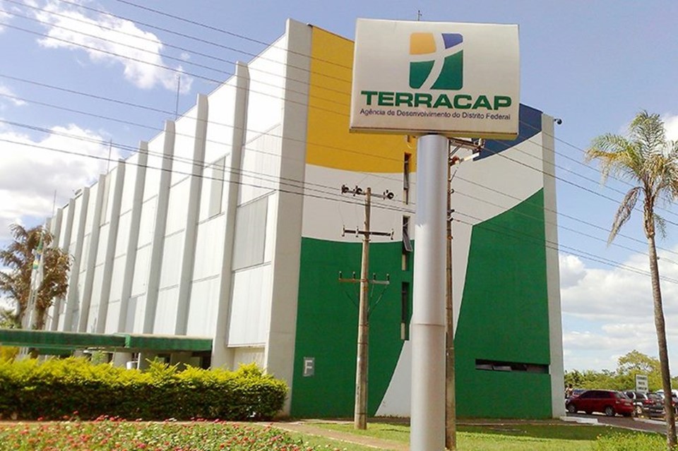 Vista externa da sede da Terracap