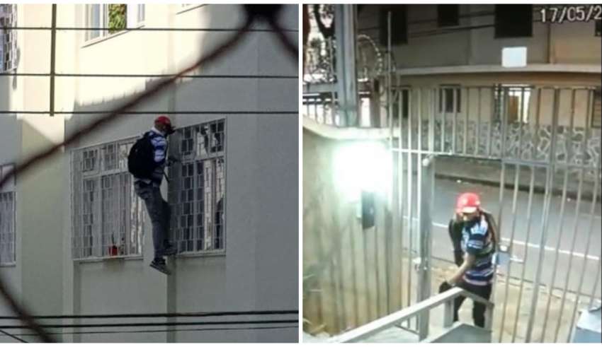 Ladrão em BH conhecido como Homem-Aranha