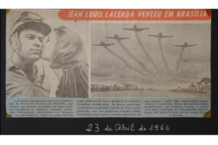 Cartaz com Jean-Louis e Ilde Lacerda