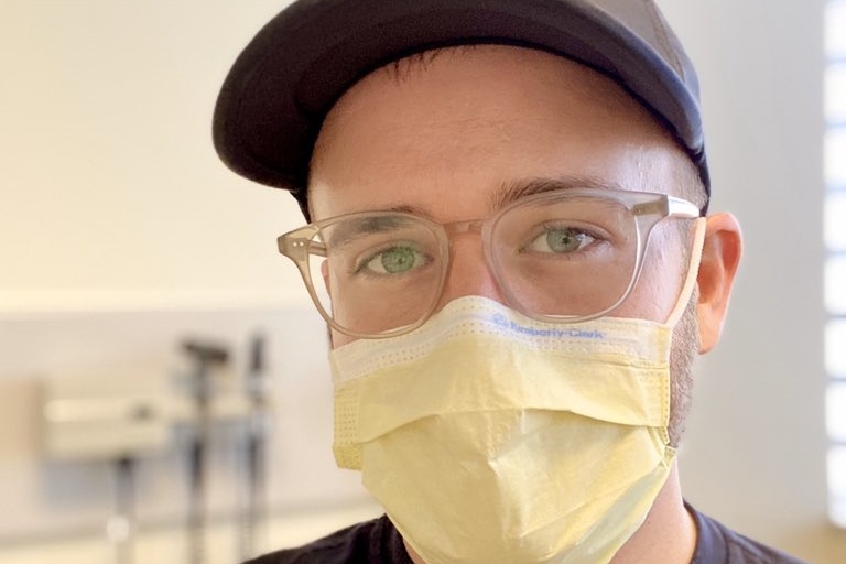 Ian Haydon - voluntário em teste da vacina
