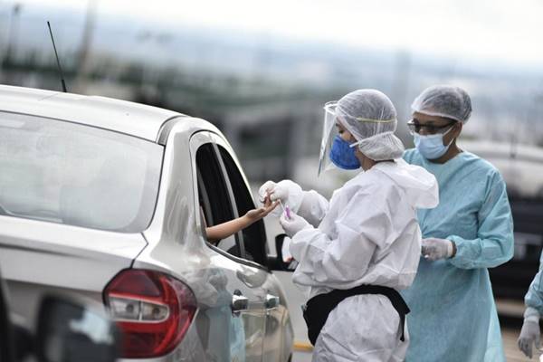 Testagem para coronavírus no DF