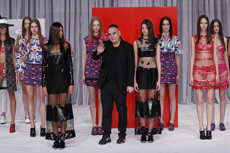 Reinaldo Lourenço em desfile no São Paulo Fashion Week