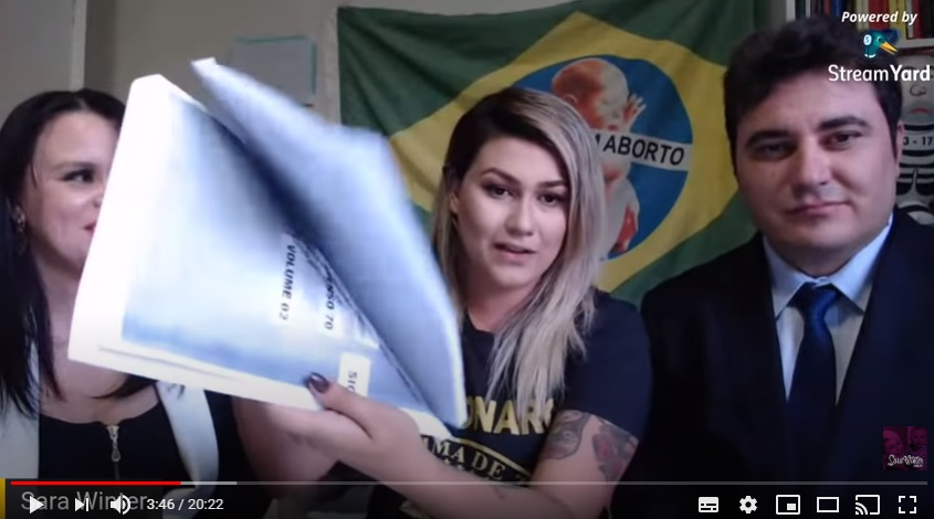 Sara Winter e inquérito do STF