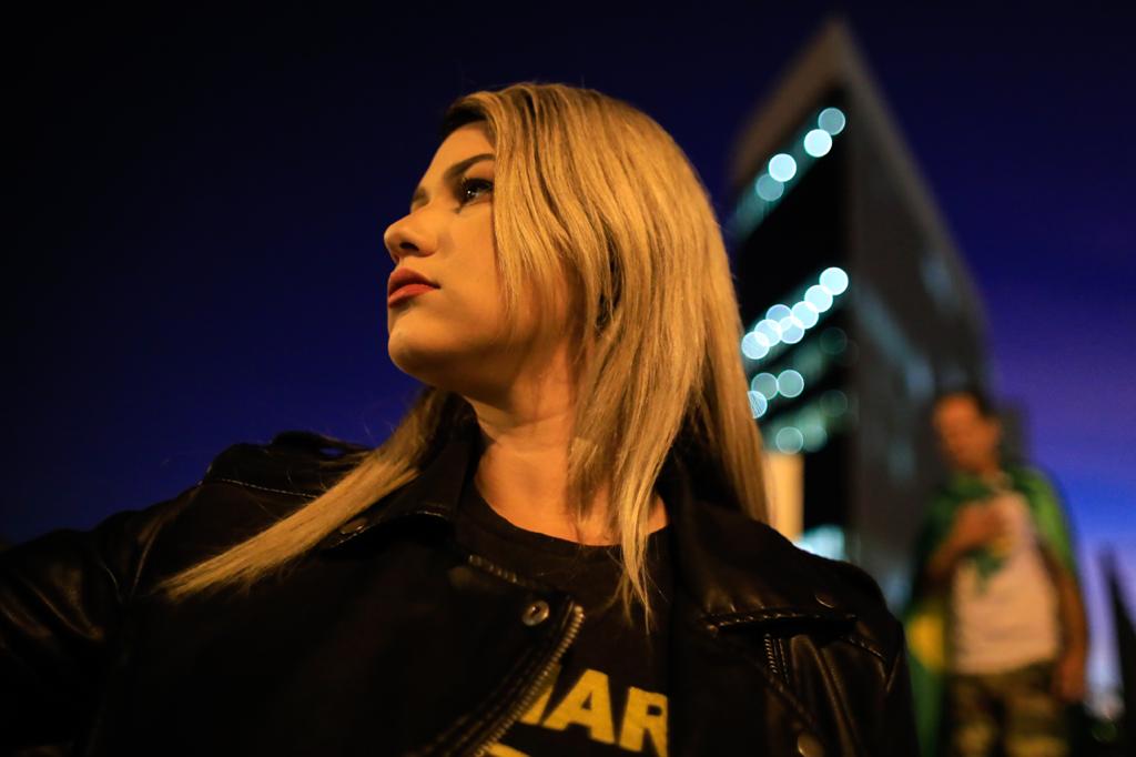 Sara winter, líder do movimento 300 do Brasil