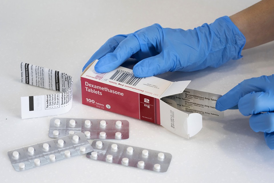 Comprimidos de dexametasona