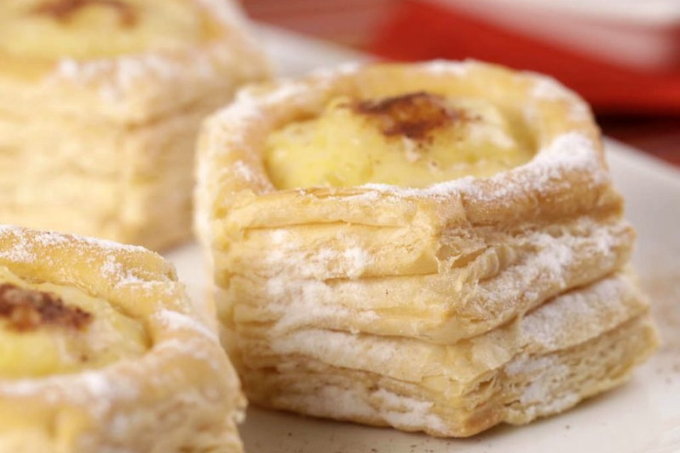 Curau de tapioca na massa folheada, receita da Ana Maria Braga