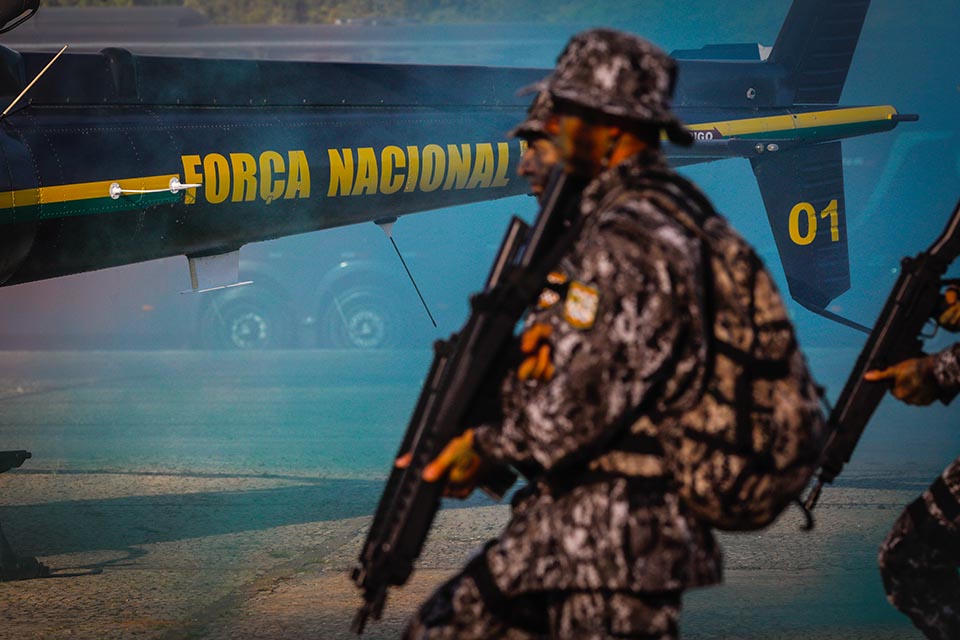 Helicóptero da Força Nacional