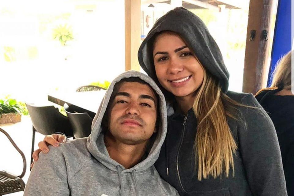 Mallu Ohana e Dudu do Palmeiras